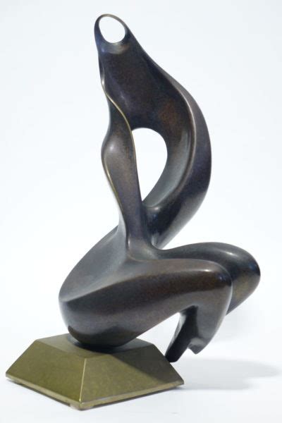 Sold - Modern bronze sculpture - 9513 - Rubbish Interiors Inc.