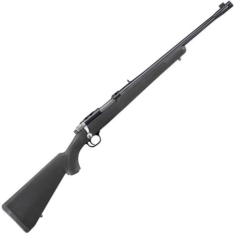 Ruger 77/44 Threaded Barrel Blued Bolt Action Rifle - 44 Magnum - Black ...