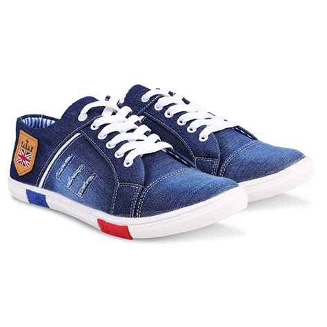 Price: INR 399.00 - 499.00 Zovim Men's Denim Jeans Sneakers Casual ...