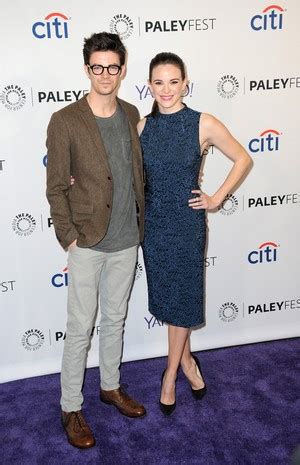 Danielle Panabaker and Grant Gustin - Just being their happy adorable ...