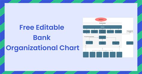 Free Editable Bank Organizational Chart Examples Edrawmax Online ...