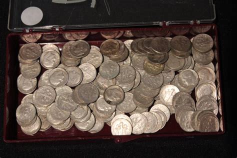 Lot - (150) Silver Roosevelt Dimes