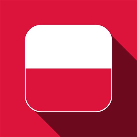 Poland flag, official colors. Vector illustration. 11734191 Vector Art ...