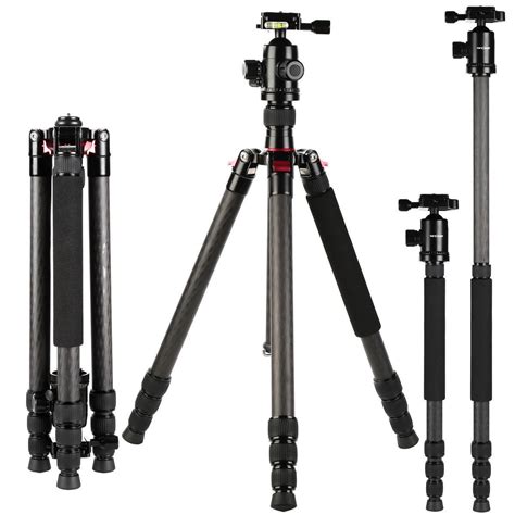 72" Large Carbon Fiber Portable Tripod & Monopod | Camera Gear Store