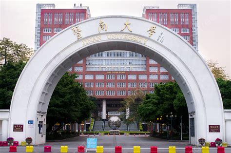 Background Gerbang Universitas Jinan Universitas Terkenal Abad Di ...