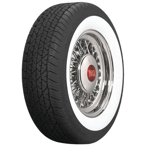 Coker Tire 579403 BF Goodrich Silvertown Whitewall Radial, 205/75R-15