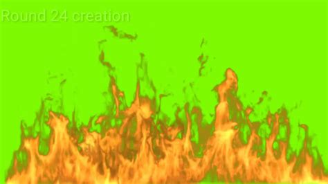 New Green screen fire effects video for editing without any copyright ...