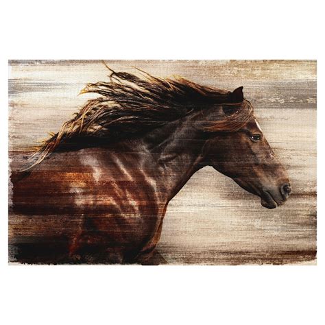 Masterpiece Art Gallery Horse in Majestic Motion by Belle Maison Canvas ...