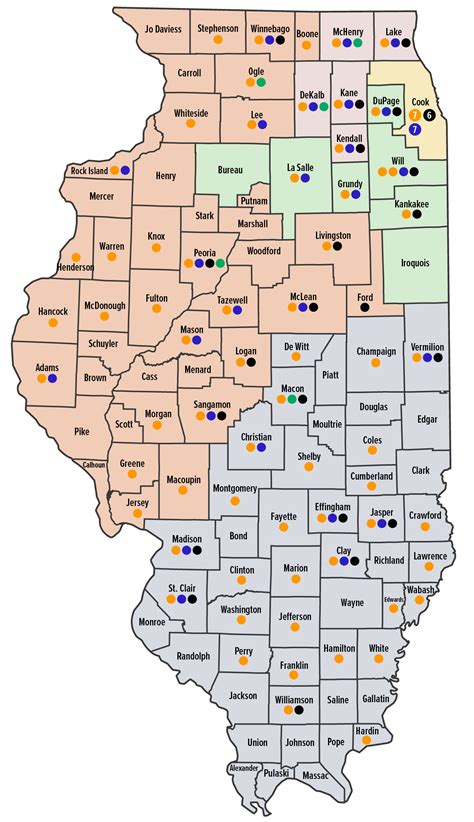 Illinois Judicial District Map