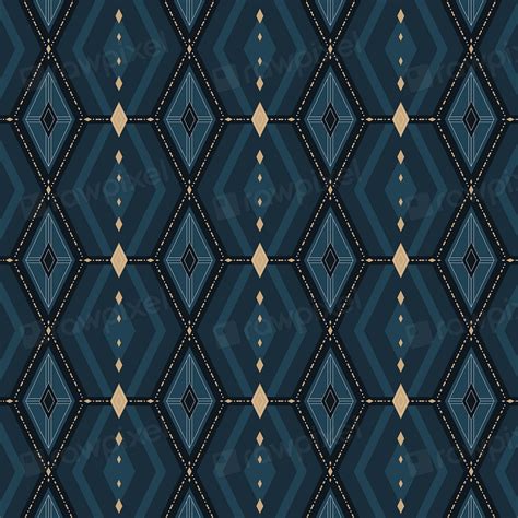 Seamless navy blue geometric patterned | Premium Vector - rawpixel