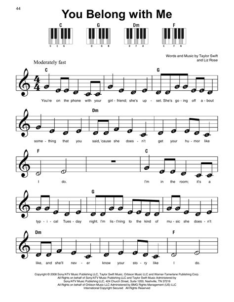 Piano Music With Letters, Duet Music, Easy Piano Sheet Music, Sheet ...