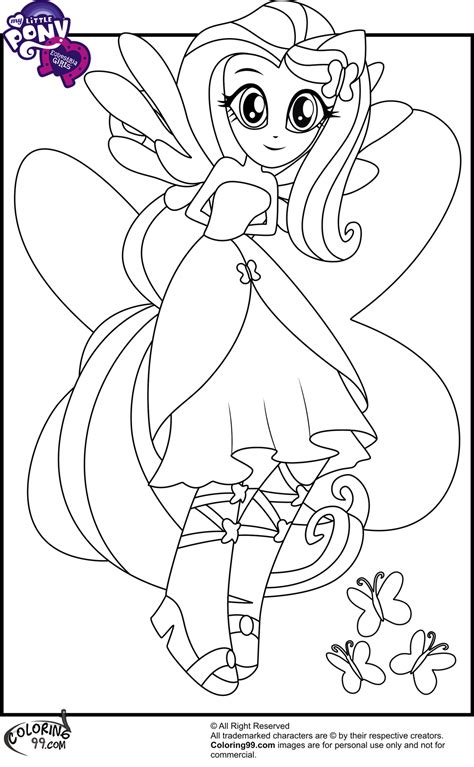 My Little Pony Equestria Girls Coloring Pages | Team colors