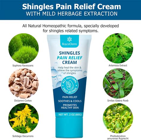 Buy Roycederm Shingles Treatment, Shingles Pain Relief Cream, Shingles ...