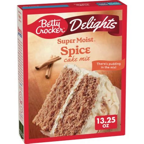 Betty Crocker™ Delights Super Moist™ Spice Cake Mix, 13.25 oz - Fry’s ...