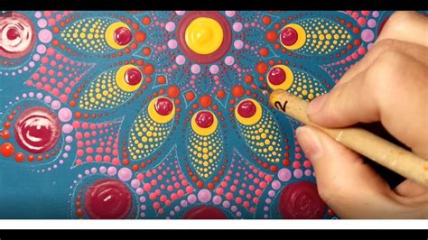 How To Paint Dot Mandalas #75 STEP BY STEP TUTORIAL | Lydia May - YouTube