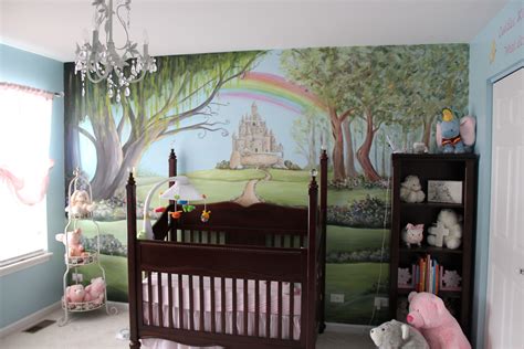 My favorite baby room mural... the enchanted forest Nature Themed ...