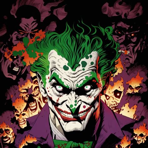 Joker in the Art Style of Jack Kirby