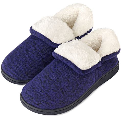 Vonmay - VONMAY Women's Fuzzy Slippers Boots Memory Foam Booties House ...