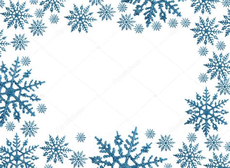 Snowflake Border Stock Photo by ©karenr 6326357