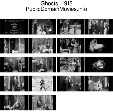 Ghosts, 1915 - Public Domain Movies