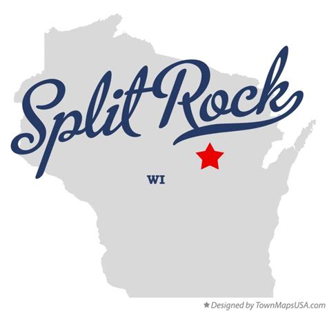 Map of Split Rock, WI, Wisconsin