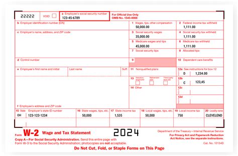 Printable W 2 Form 2023 - Printable Forms Free Online