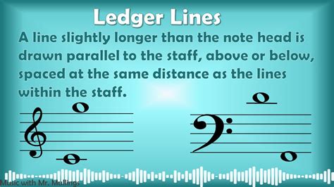 Ledger Lines - TEACHING & LEARNING MEDIA