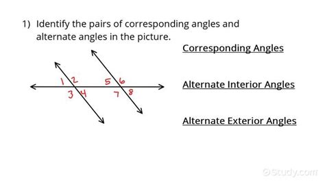 Lesson 6 3 Alternate Interior Exterior And Corresponding Angles ...