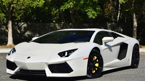 Matte White 2015 Lamborghini Aventador Coupe Is Well Optioned | Motorious