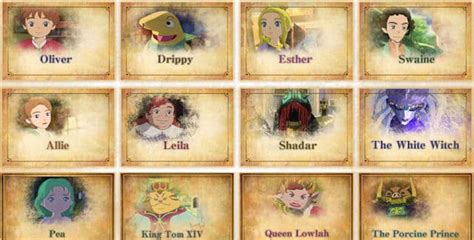 Ni No Kuni Characters List - Video Games Blogger