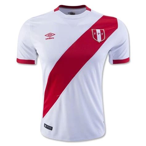 Peru 15/16 Home Soccer Jersey - WorldSoccerShop.com | Soccer, Soccer ...