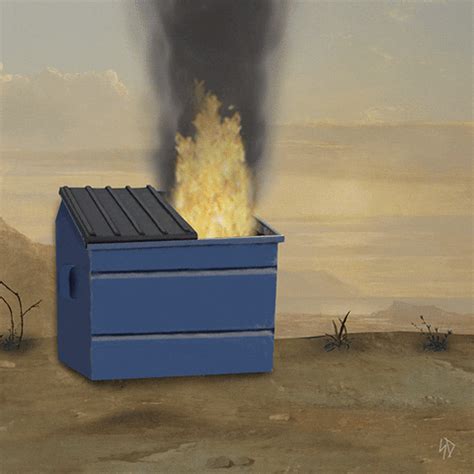 Dumpster Fire GIF by Scorpion Dagger - Find & Share on GIPHY