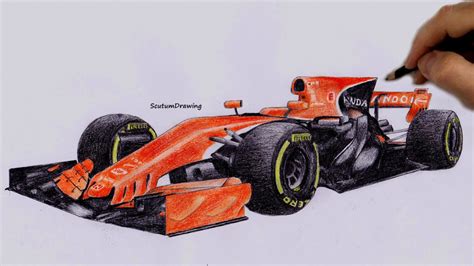 F1 Car Drawing at PaintingValley.com | Explore collection of F1 Car Drawing