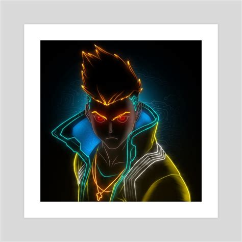 David Martinez - Cyberpunk Edgerunners, an art print by Cizgi Neon - INPRNT