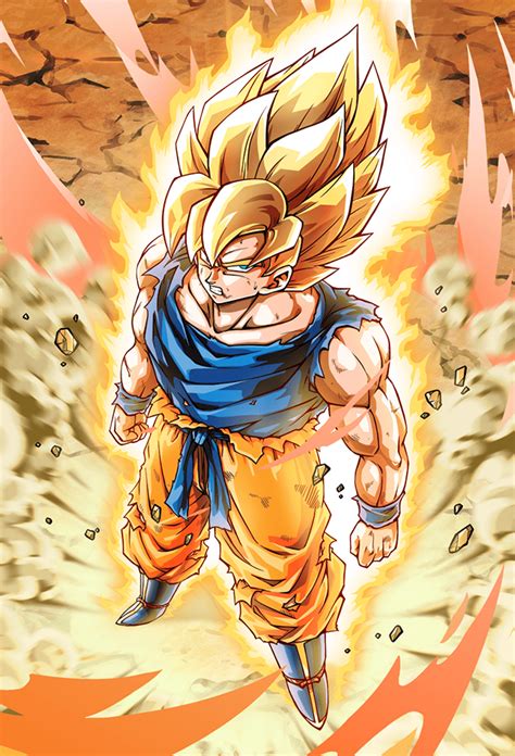 Goku SSJ (Namek Saga) card [Bucchigiri Match] by Maxiuchiha22 on DeviantArt