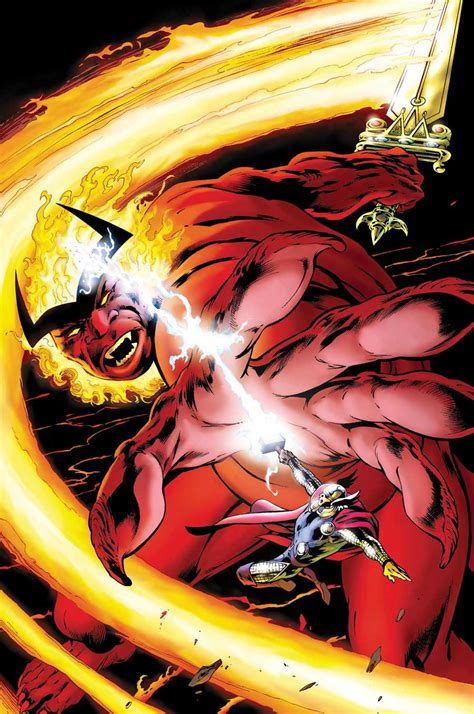 Odin + Thor vs Surtur + Mangog - Battles - Comic Vine