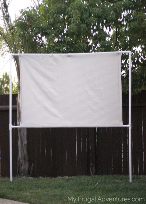 How To Build An Outdoor Movie Screen - My Frugal Adventures