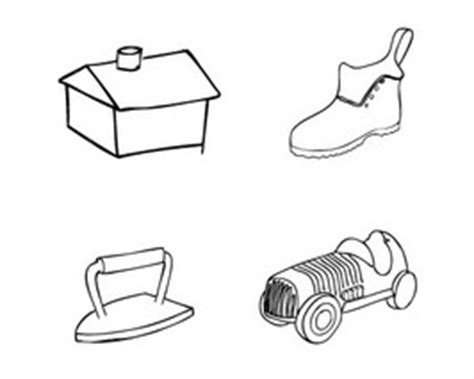 Monopoly Pieces Clipart