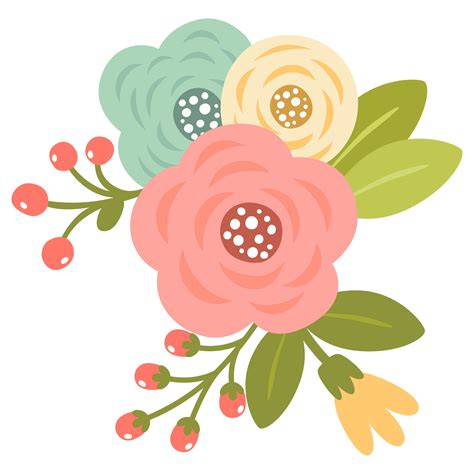 Blooming spring flowers 682514 Vector Art at Vecteezy