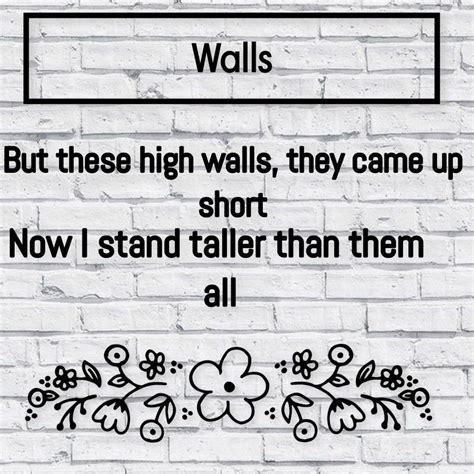 Louis tomlinson walls | Lyrics aesthetic, 1d songs, Louis tomlinson