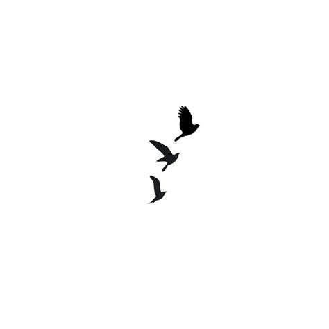 Flying Birds Temporary Tattoo Set (3 small tattoos) – TattooIcon