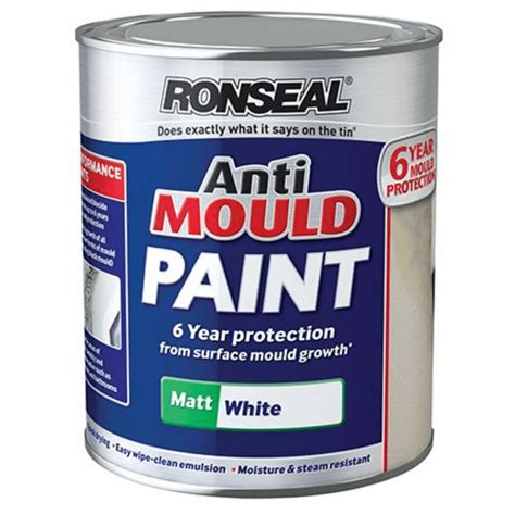 Ronseal White Matt Anti Mould Paint 750ml - Uncategorised from ...