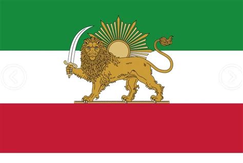 Iranian Historic Lion Flag 3x5ft Old Lion And Sun Flags Of Iran - Buy ...