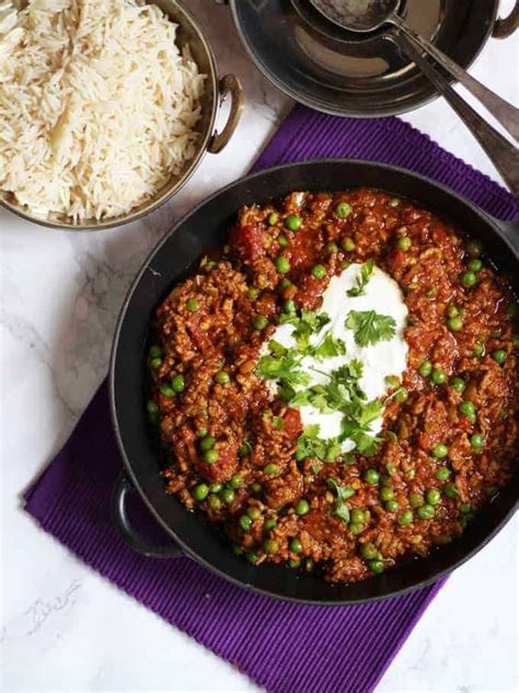 Keema Recipe - Easy Lamb Mince Keema Curry - Taming Twins