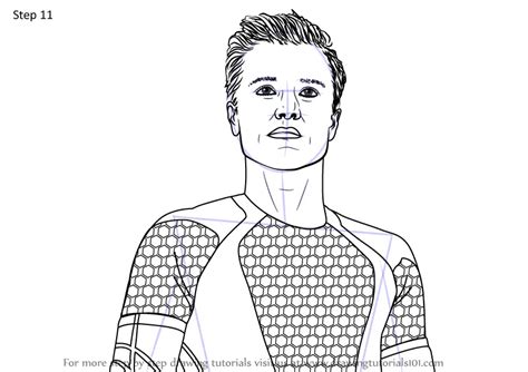 How to Draw Peeta Mellark from The Hunger Games (The Hunger Games) Step ...