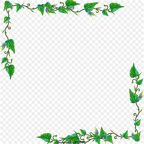 Vines Border Hd Transparent, Vines Border, Vine Clipart, Vine, Green ...