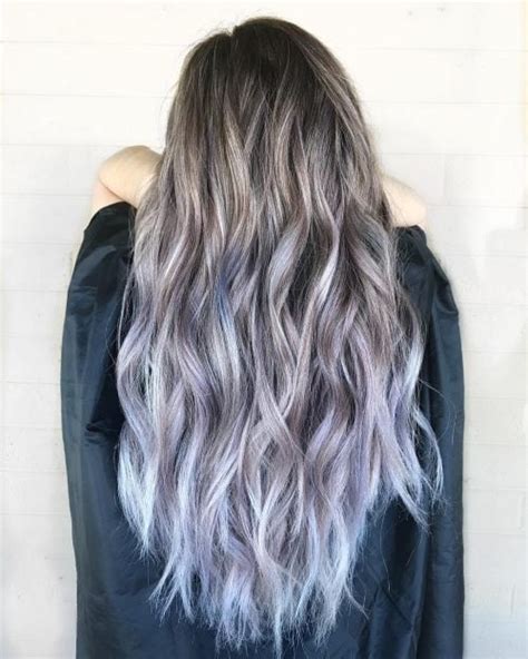 Dark Hair Barbie: Purple Silver Hair Styles