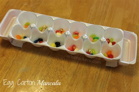 Make Your Own Egg Carton Mancala Game | Upcycled Craft for Kids