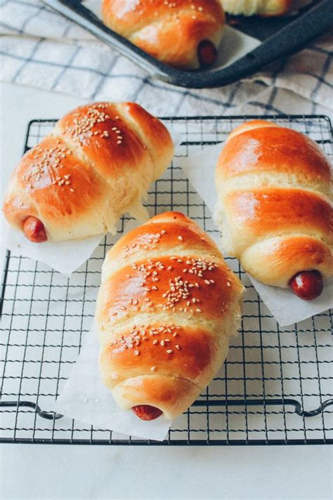 Chinese Hot Dog Buns | Rezept | Brot rezept, Lebensmittel essen, Rezepte