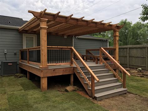 Attached Pergolas and Decks — Peaceful Settings